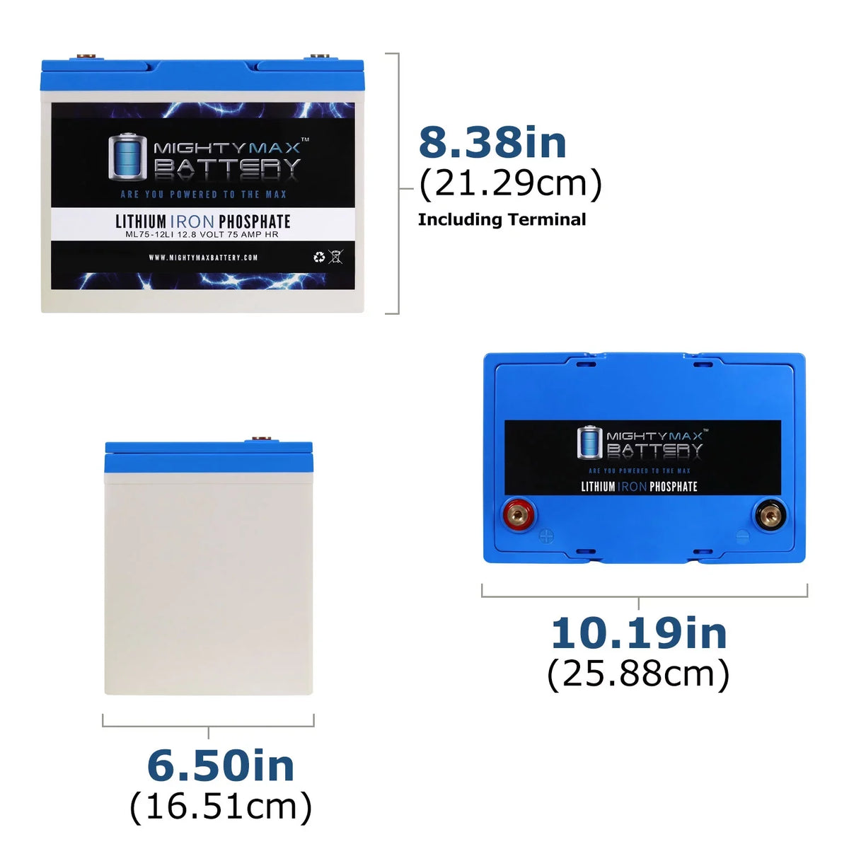R-4000 Quantum new 12V Battery Lithium Replacement for 75AH