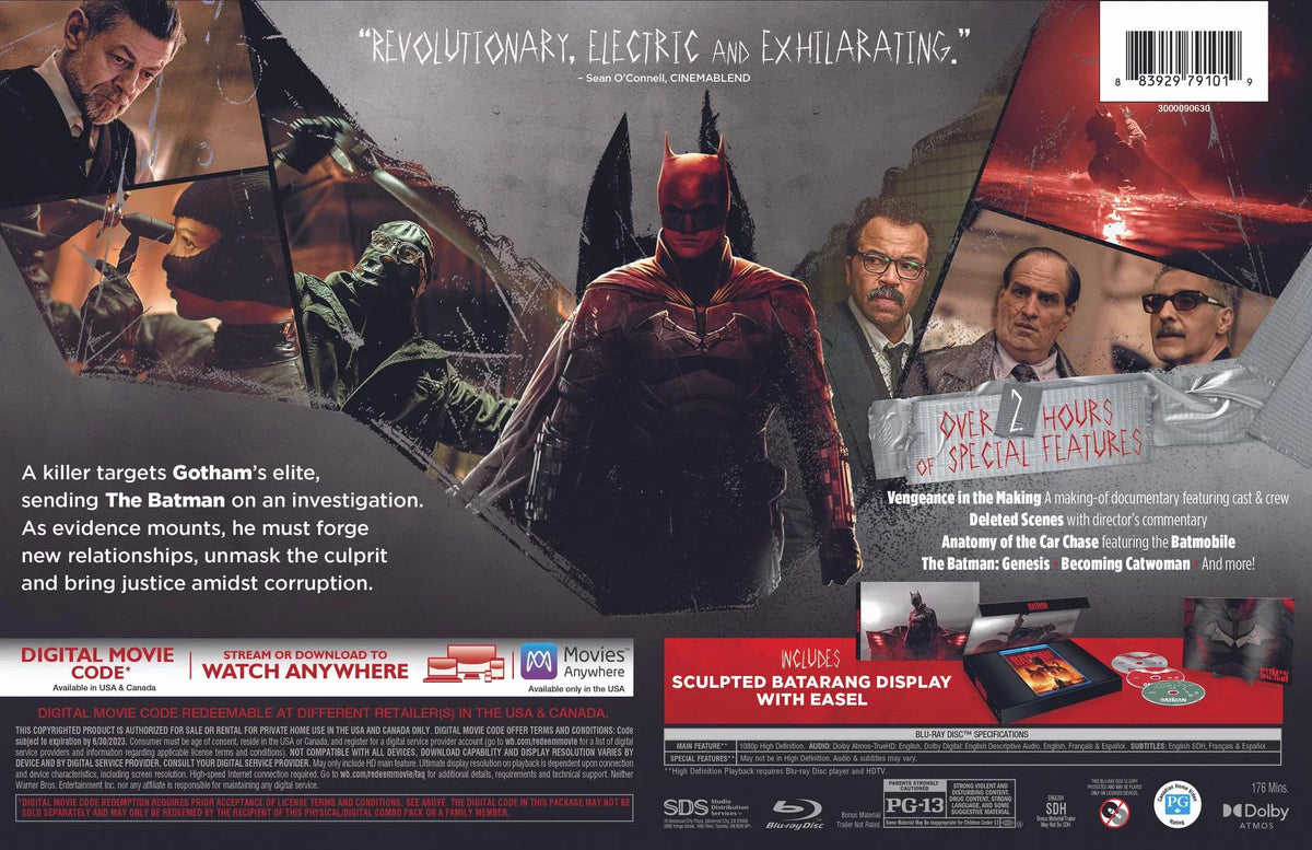 Copy) The + Batman Exclusive) (Blu-ray Digital Exclusive) Giftset (Walmart (Walmart