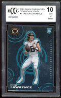 Trevor Lawrence Dynagon Panini Mint+ Rookies classic Card BCCG 10 #1 2021 Chronicles