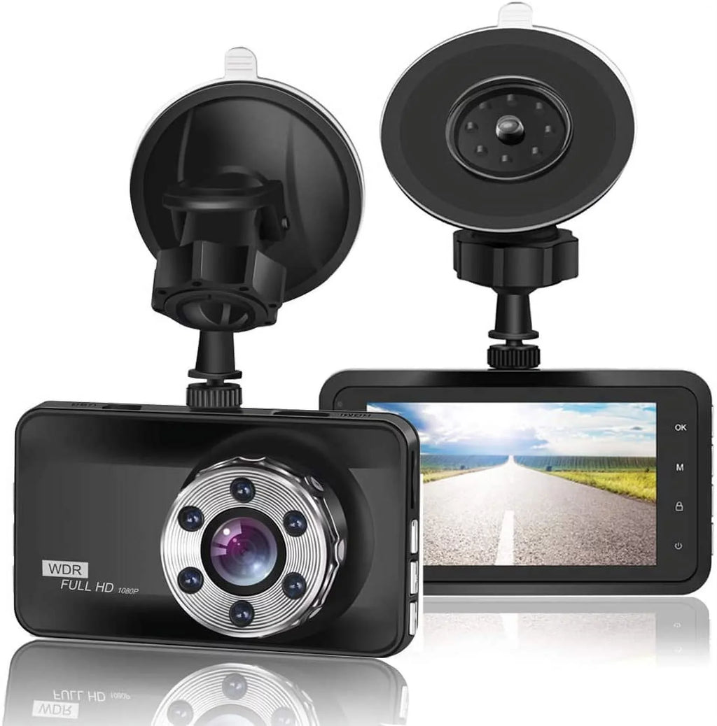 ORSKEY Dashcam Full 3.0" Recorder Night Angle Cam special edition DVR Display 170 with WDR 1080P for Camera HD Video Camera Car Dash Wide Cars Car G-Sensor Dashboard Vision LCD in