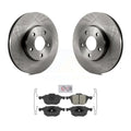 Transit Focus Kit C-Max And Ford K8A-103879 - Semi-Metallic For Pads Disc Rotors Front Brake Auto