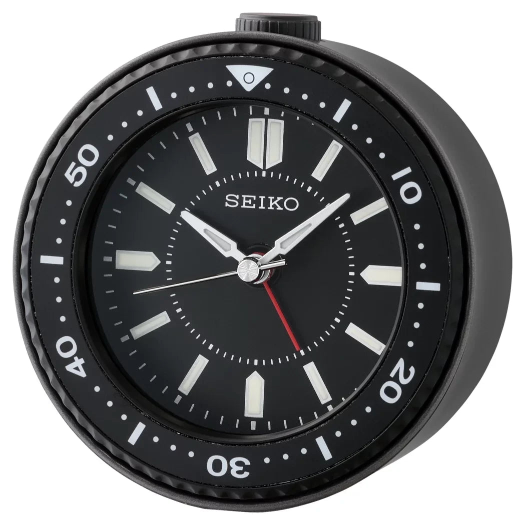 Quartz, QHE184KLH Black, Alarm Analog, Clock, Mai