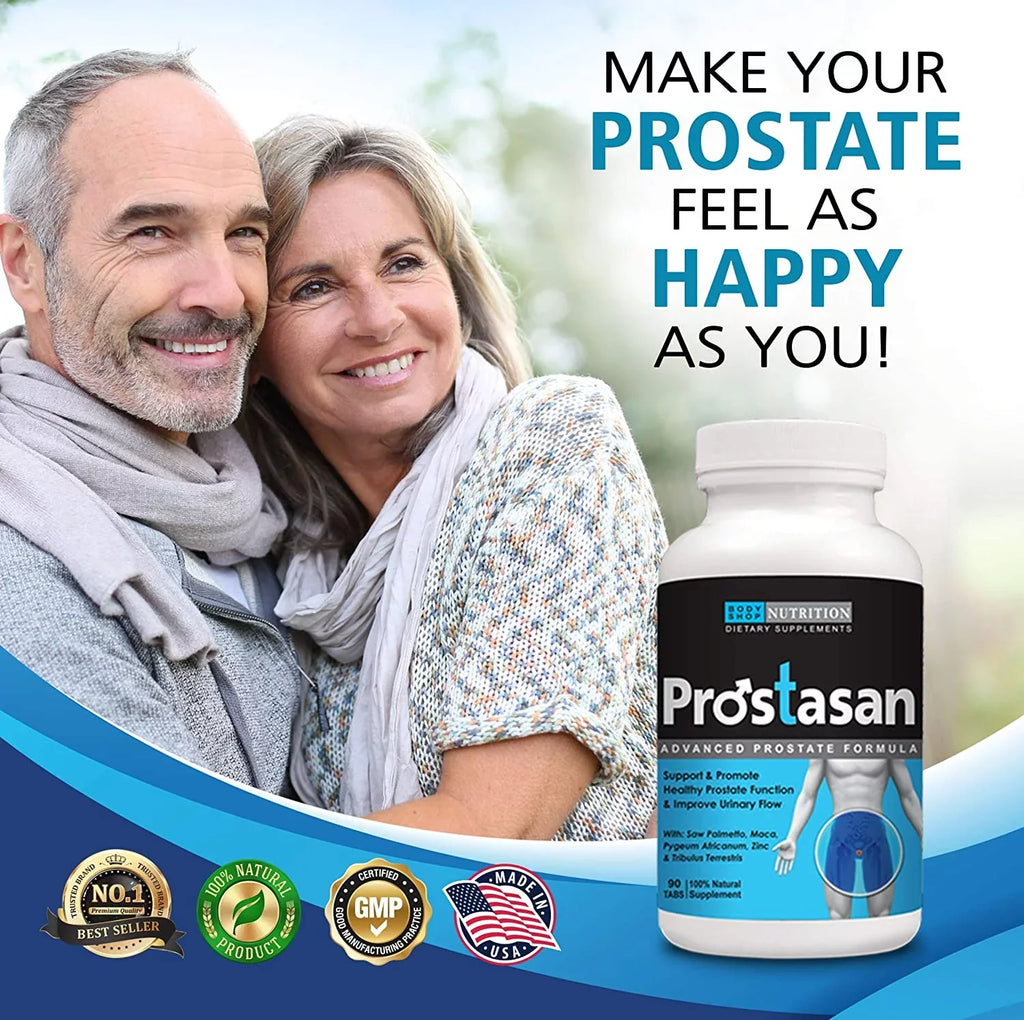 Made Formula - Caps- 100% Promote - Prostate - Relief, in Dietary Supplement Inflammation Health Natural Prostate Prostasan USA Function Prostate Healthy for Boost 90 Flow, Men's Urinary