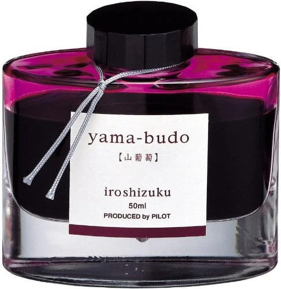 Purple special edition (69217) Yama-Budo, Glory Ink, Red Crimson Vine, Pen Pilot Bottled Fountain Iroshizuku