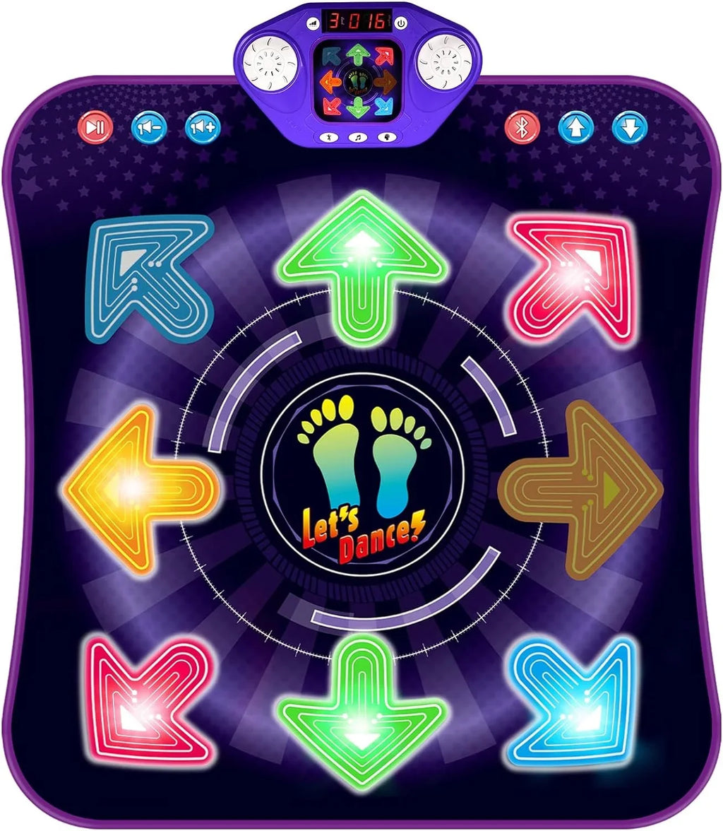 8-Buttons for 3 Light Girls 5 Xmas 10+ Old 5 & with Year Dance Toys special edition PAFOLO 8 Gifts Up Kids, 6 Game Boy Dance Old Easter Dance Wireless 4 7 Year Modes, Mat Bluetooth, 9 Pad with Music for Toy 3-12