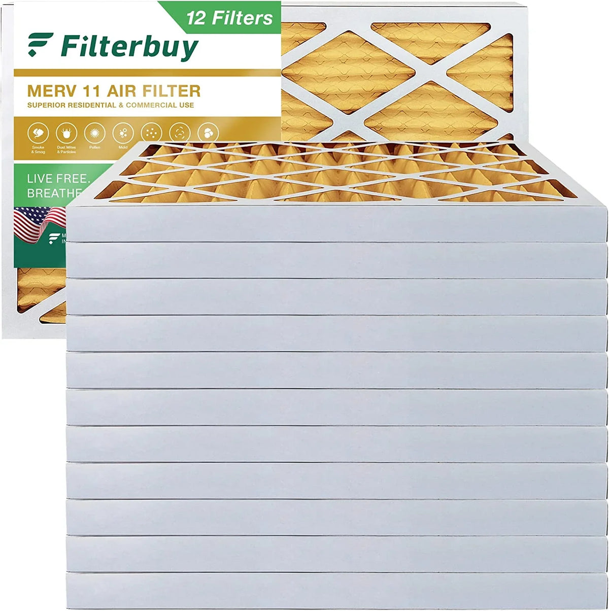 20x32x2 MERV Air Pleated HVAC (12-Pack) Filters 11 new AC Filterbuy Furnace