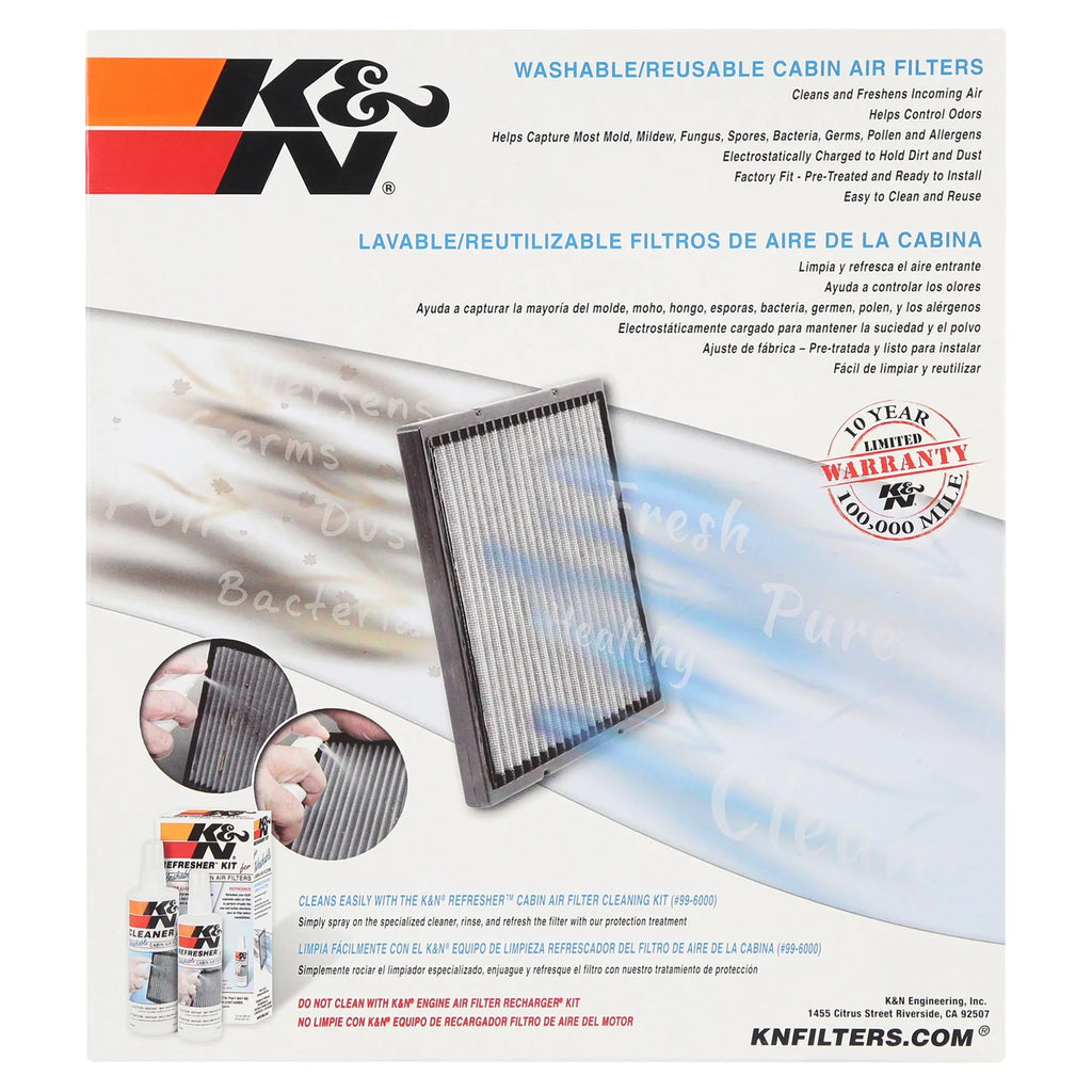 for Cabin Filter Acura your 1999-2004 2003-2008 Reusable HONDA Washable & ODYSSEY Air VF3004 Honda, PILOT, and Incoming K&N Fits select: Air HONDA Freshens Cleans