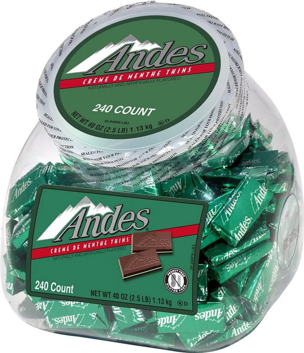 | Tub of Each Piece Menthe Bundle 5 Chocolate Thins, Creme 240 Mint De