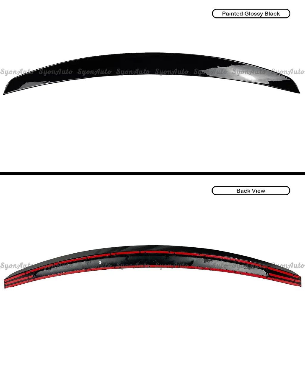 V2 LID BLACK 2017-2021 FITS JDM HATCHBACK SPOILER GLOSSY CIVIC trendy TRUNK HONDA DUCKBILL