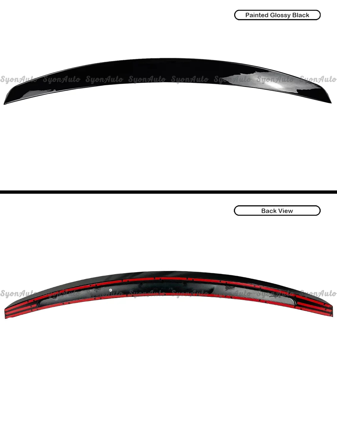 V2 LID BLACK 2017-2021 FITS JDM HATCHBACK SPOILER GLOSSY CIVIC trendy TRUNK HONDA DUCKBILL