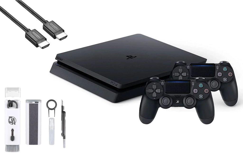 Like Bundle BOLT Console Cable Cleaning With Kit PlayStation New 2215B 4 2 1TB Controller Gaming Slim Black, AXTION HDMI