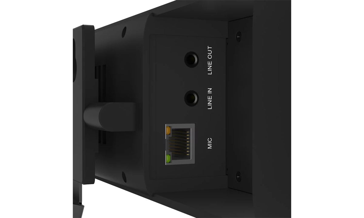 Tracking with HDMI/USB-C Intelligent Bar (Black) 4K Video UHD Microphones Auto high quality and Speakers/6-MEMS BZBGEAR 20W All-In-One