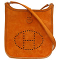Bag H Dobris Orange □ (Fair) new TPM Pre-Owned Engraved Evelyn 0069HERMES Hermes Shoulder