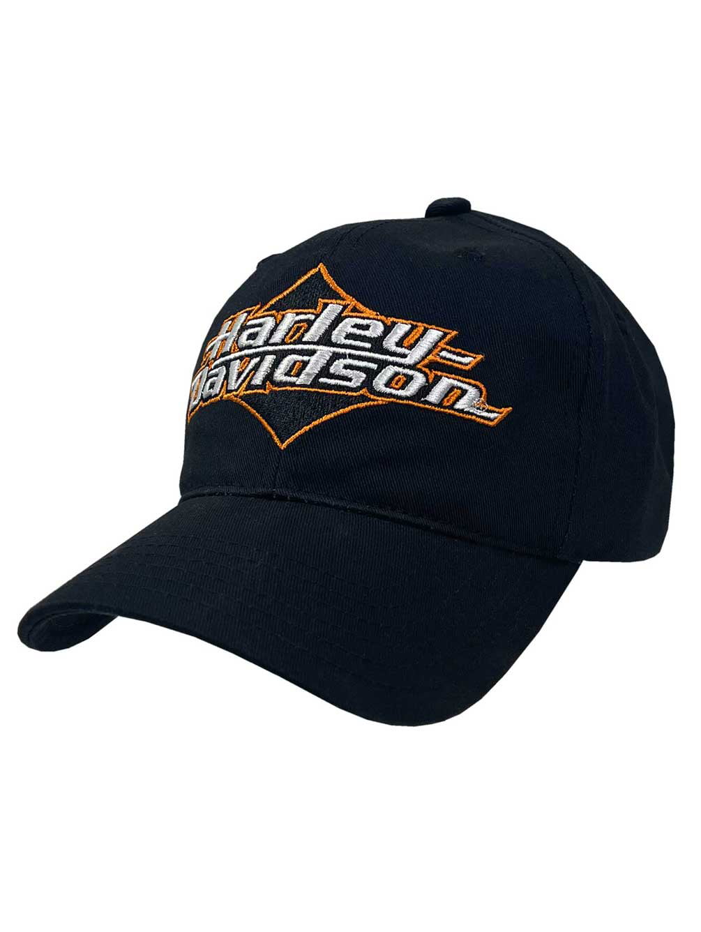 Curved Cap- Adjustable Harley H-D Black, Embroidered Harley-Davidson Bill Davidson Baseball special edition Men's