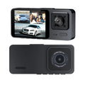 1080P high quality Video Recorder Front/Rear/Inside Lens 3 Cam HD Car Dual G-sensor Dash JLLOM Lens Camera