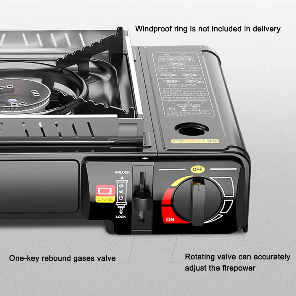 Butanes trendy Stove, Gases 2.9KW High Portable Hiking Stove Barbecue for Cassette