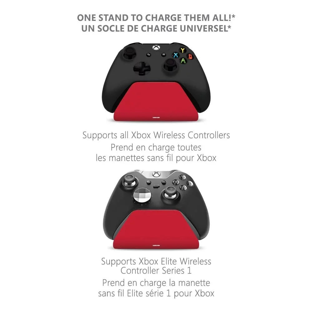 Charging with Series Xbox Station Red Pulse for Charging 1100 Xbox Rechargeable Pro Xbox special edition Gear XS Stand and One Battery, Mah Controller Universal