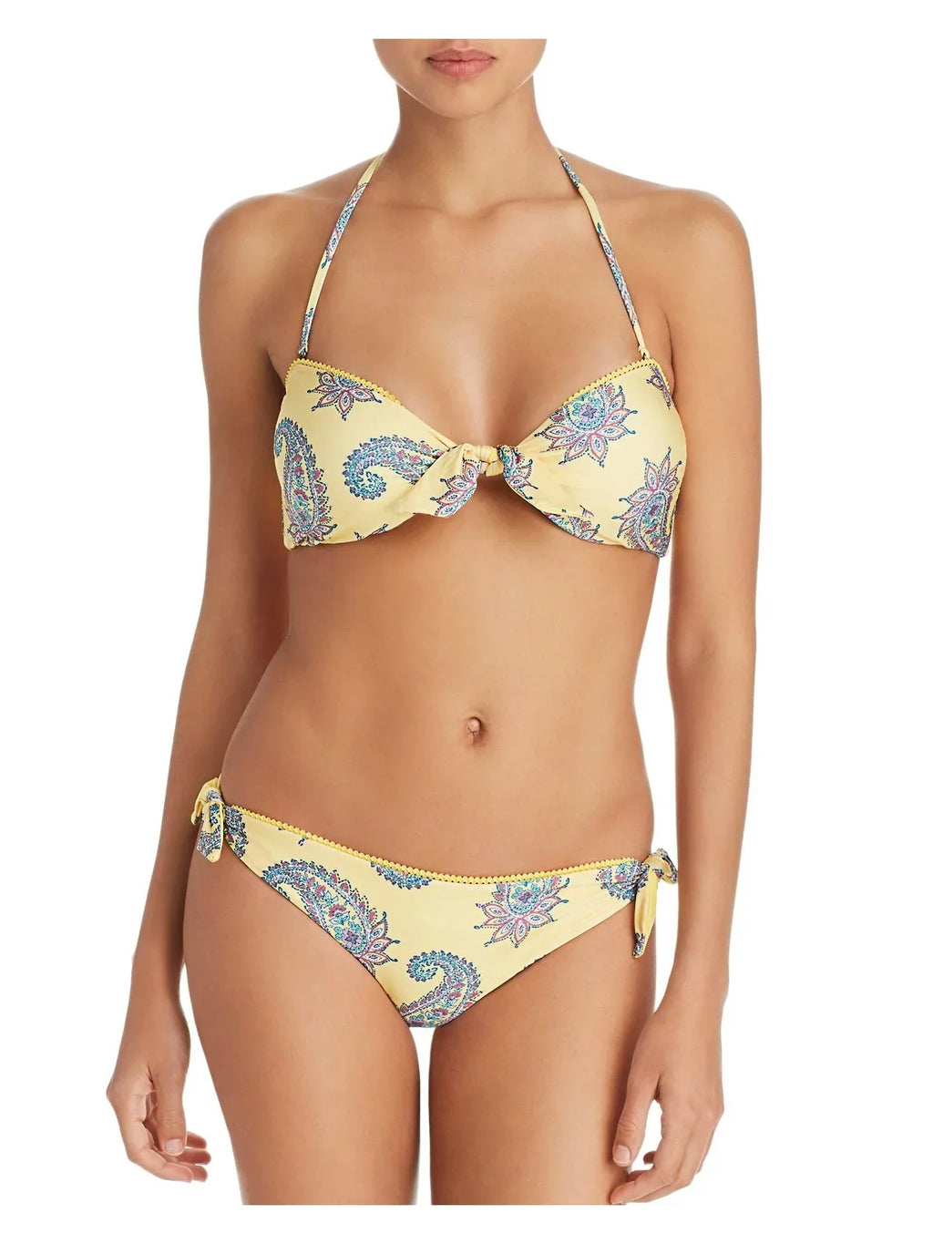 ISABELLA ROSE Paisley Top Women's S Halter Bikini Bandeau