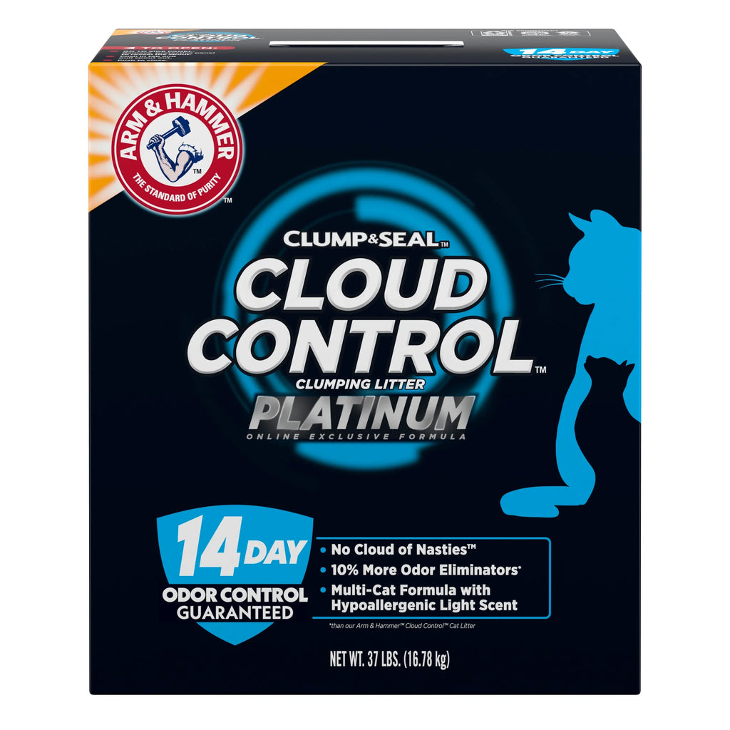 Platinum HAMMER Cloud lb Clumping Cat & Control Litter, ARM 37