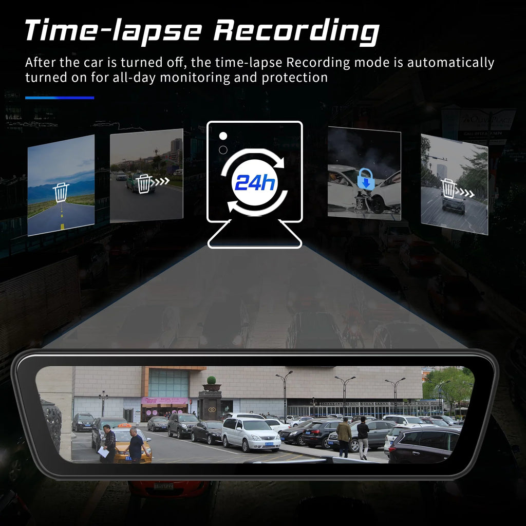 Streaming View Cameras Front inch 9.35 View Back Rear Rear Car Camera Dash HD Dual Smart 1080P Touchscreen Full Camera Mirror Truck