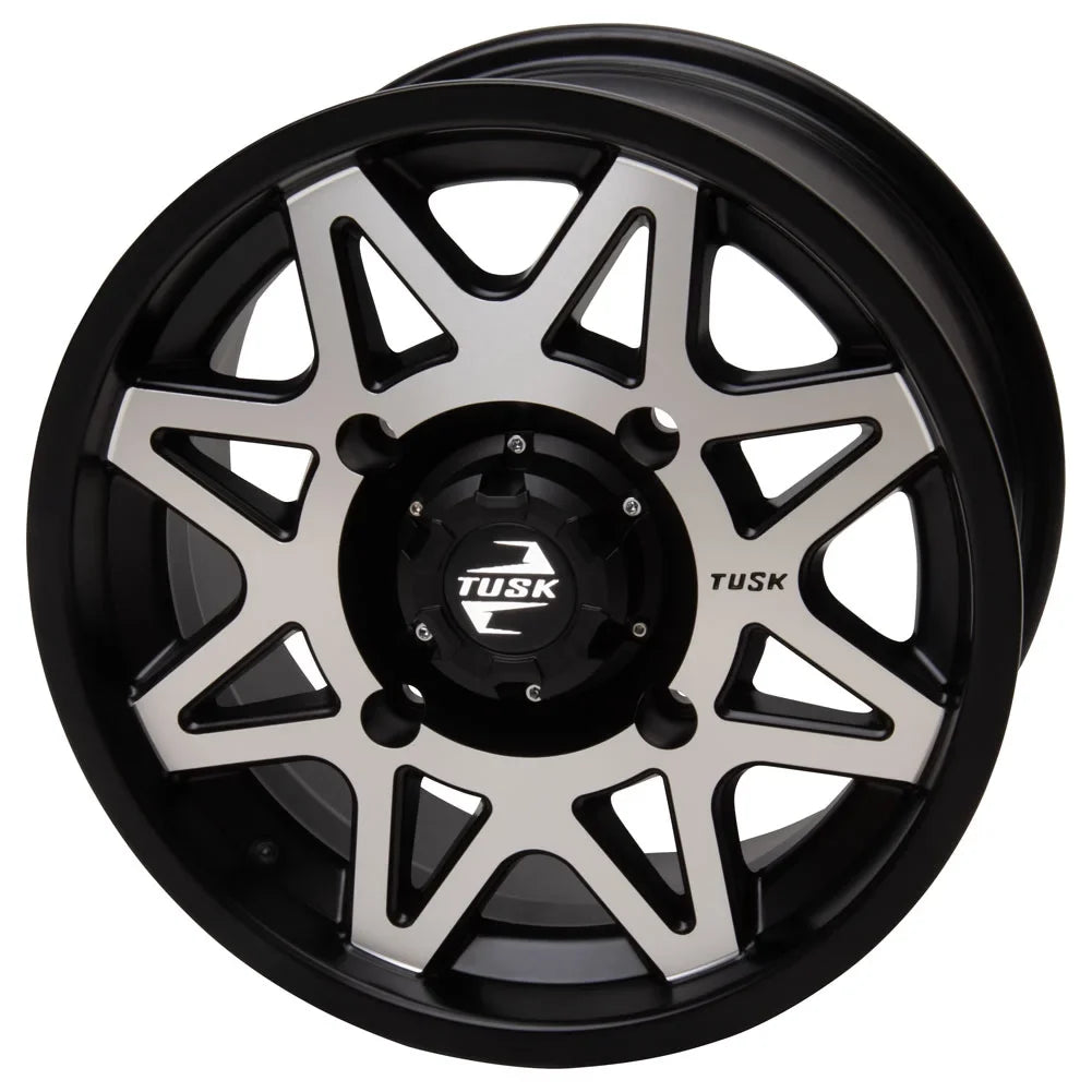 Tusk EPS VI Wheel Machined/Black 5.0 4/110 + Yamaha 14x7 Tintic 2022 Viking 2.0 For