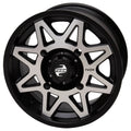 Tusk EPS VI Wheel Machined/Black 5.0 4/110 + Yamaha 14x7 Tintic 2022 Viking 2.0 For