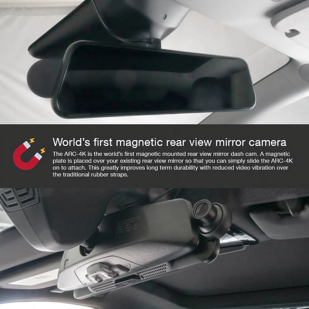 10" Parking Touchscreen, Dual-Channel Arc4K Seamless Mode, Design and GRDIAN Mount Magnetic Mirror Camera, Rear, Rear-View Front