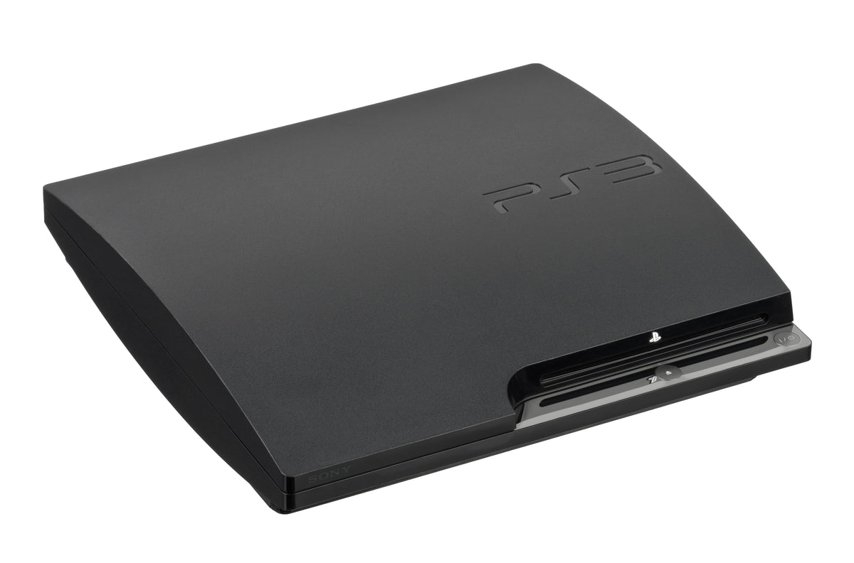 Console PS3 Slim Black PlayStation trendy (Refurbished) HDMI Video Game 120GB 3 Controller Restored