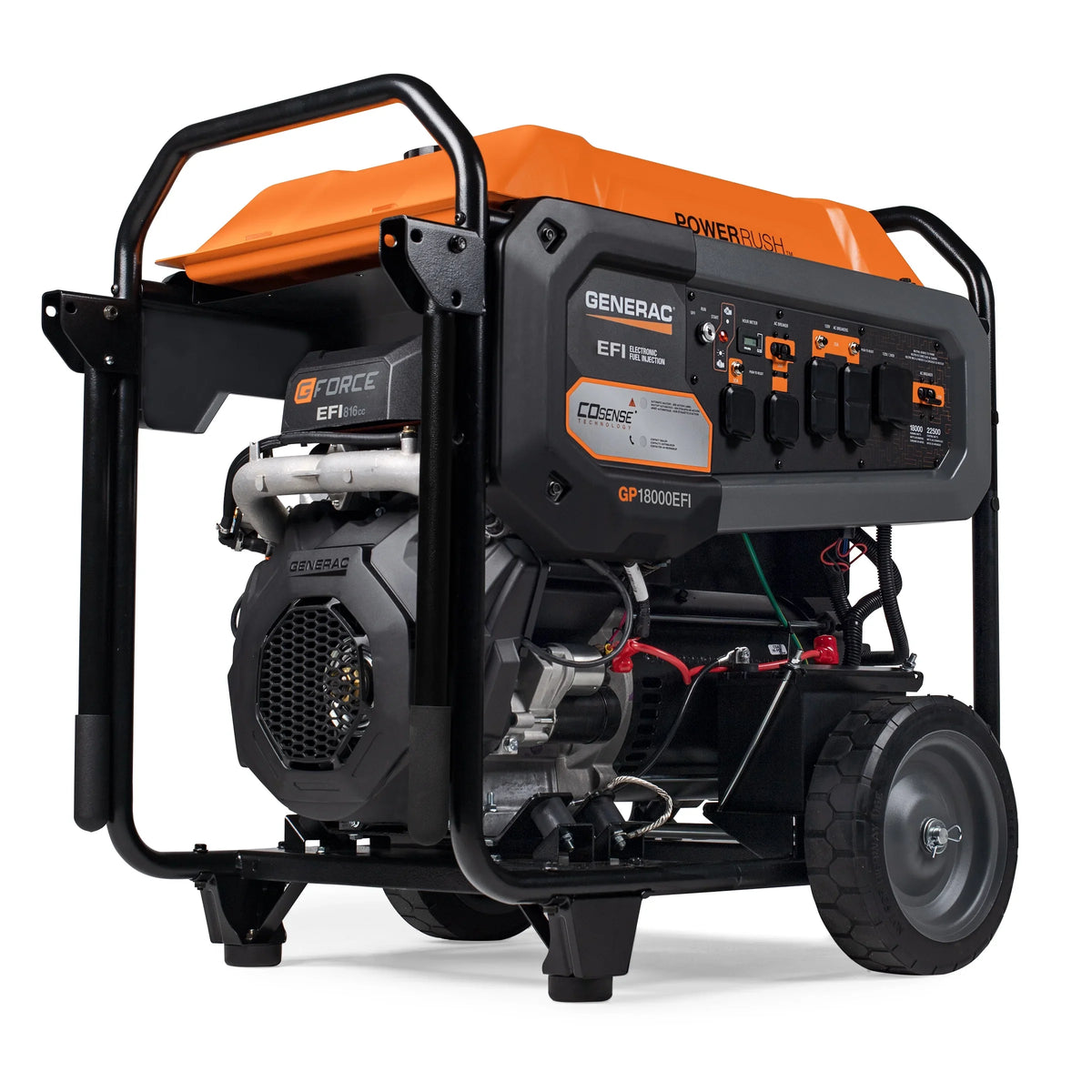 Portable - Gas 18000 Generac Electric GP18000E Powered Watt Generator Start with 50ST 8917 COSense