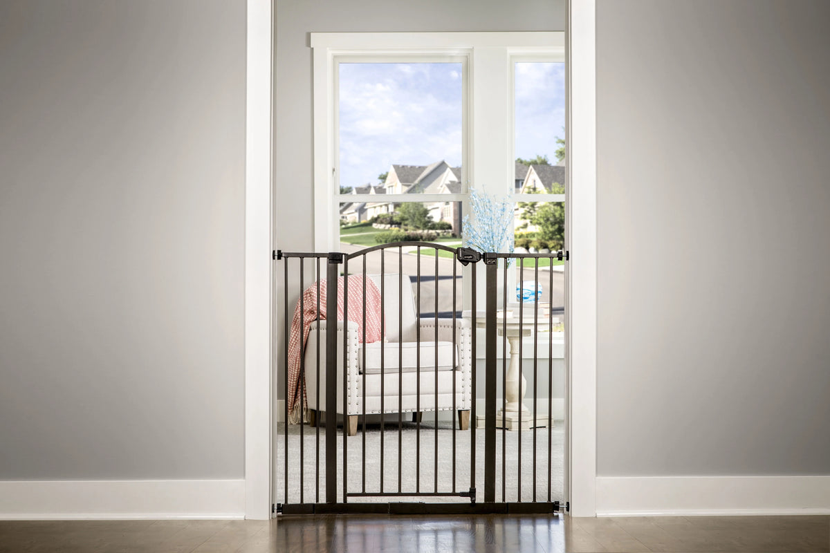 Extra 6 Gate Décor high quality Baby Group Baby Age Safety Regalo Months, Gate, to Bronze Arched Tall 24