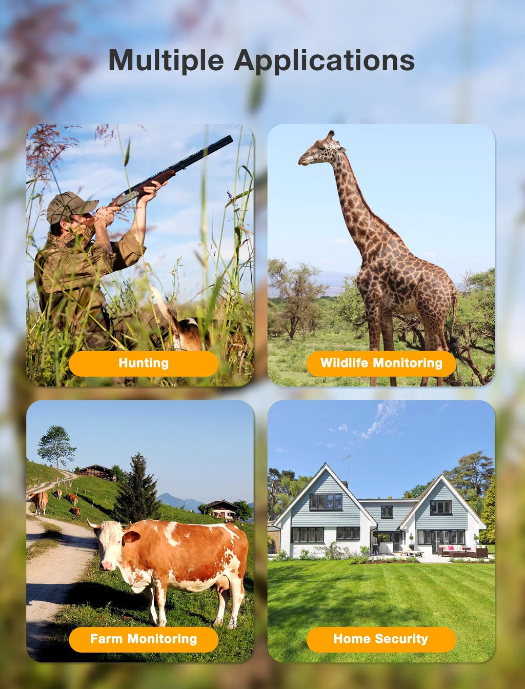 Motion LTE Vision 24MP Camera with for Trail SD Cellular to Waterproof Card Night Cam 4G Wildlife Monitoring with Hunting Video Activated Camera Sends Game 1080P Trail Cell Picture Phone CAMPARK -