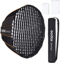 Softbox, Parabolic Quick Diffuser with Softbox Front w/Grid Inch/120CM SL150II GODOX & AD600BM Release Parabolic VL150 classic Mount, 100X 200X Amaran QR-P120 200D Inner Bowens SL-60W 47.1 UL150