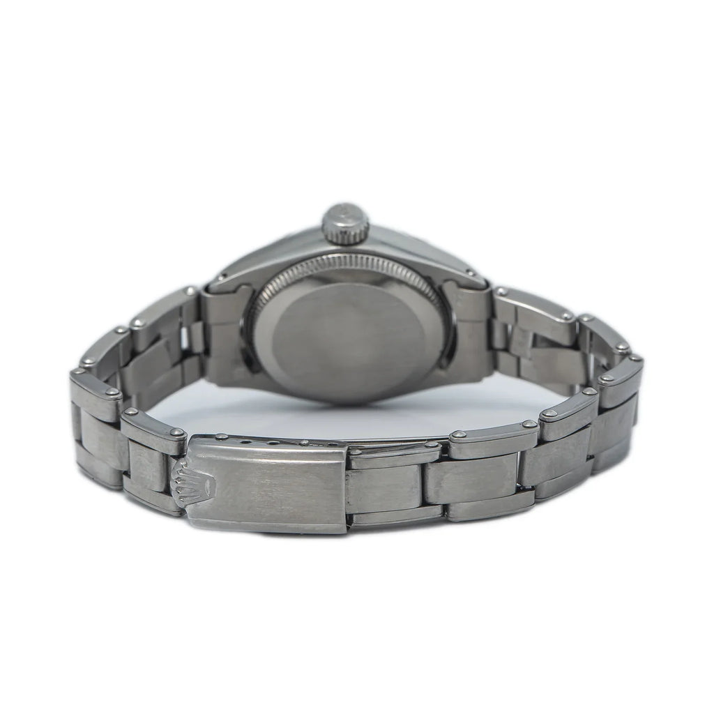 Perpetual Silver Dial Ladies 24mm Automatic 6618 trendy Oyster Stainless Watch