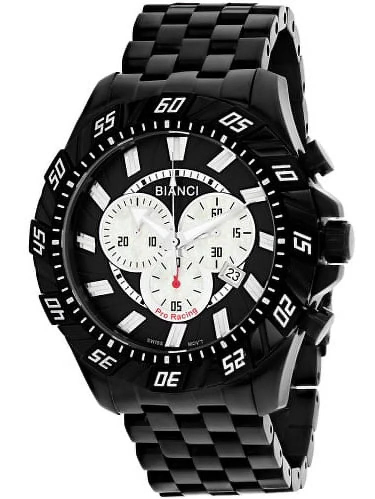 '- Men's RB70604 Dial Bianci Watch Roberto Black Valencio