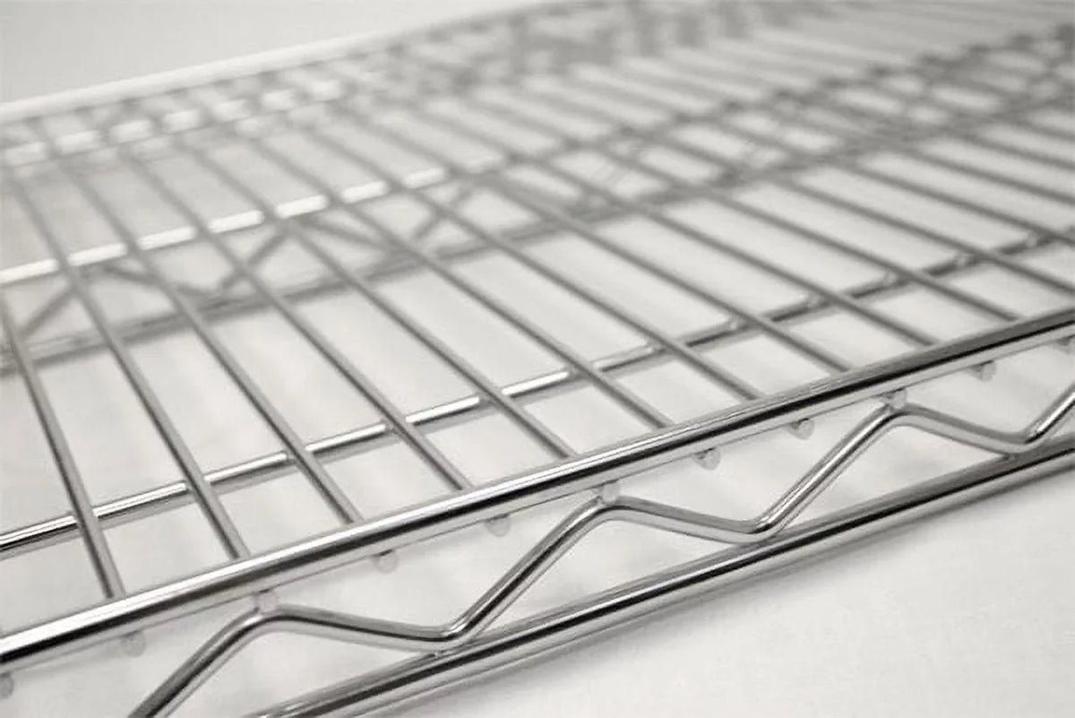 Wide High Deep x classic Chrome Shelving 7" 21" Kit x Mount Fixed 36" Wall