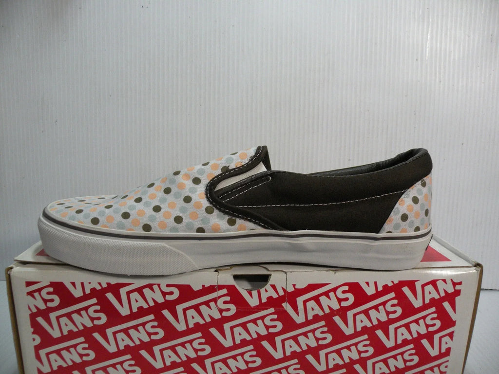 high quality COFFEE/WALNUT POLKA NEW 5862299 CLASSIC DOTS SHOES SIZE 11 MEN LOW VANS