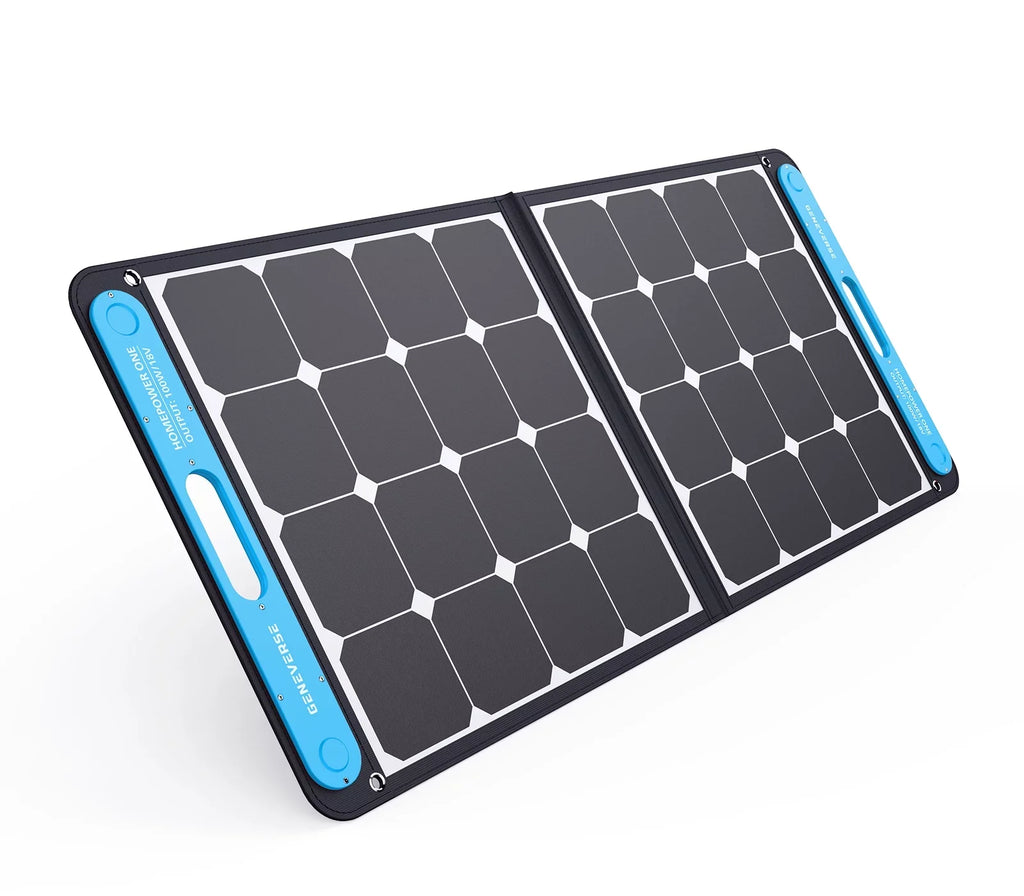 Quiet, Home Outlets) For 1X Devices HomePower (3X Station Portable Solar Indoor-Safe 1000W Generator Panels. Power Solar Geneverse 1002Wh Generator AC Battery 100W Power ONE Backup 2X + Bundle: (1x2)