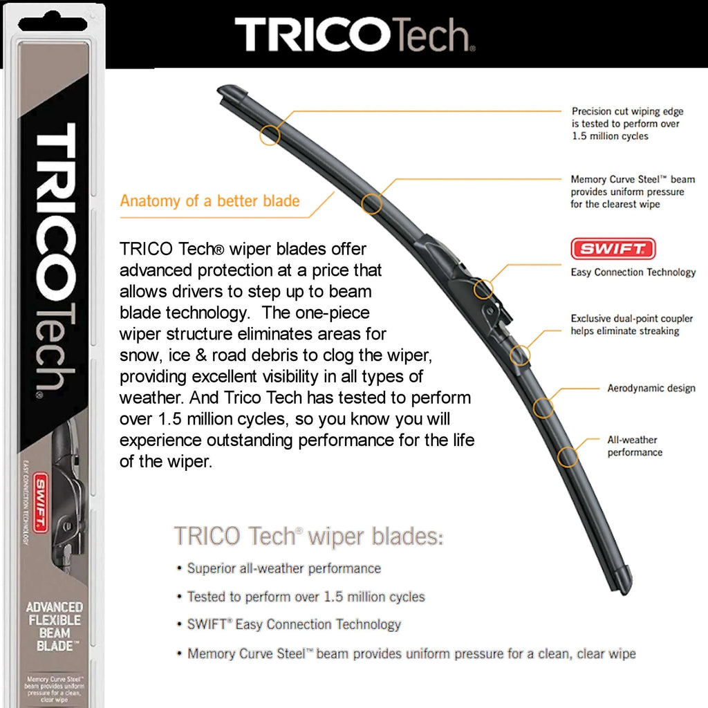 2020 3) Wiper (Set Blade w/Rear Wipers Beam XC90 Volvo of