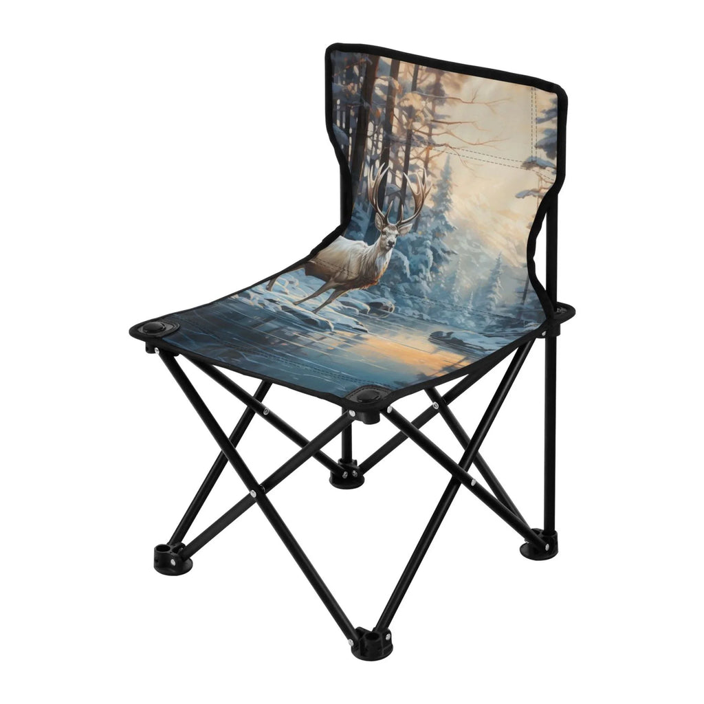 Outdoor with in for Chair Portable Camping Chair Bag Kids Chair Lawn Folding high quality Fishing Chair Beach Small Deer Winter Forest Carry