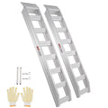 BENTISM Tractors Ends Durable ATVs UTVs special edition Ramps 72" Ton x Motorcycles Portable 8810 15" Non-slip Truck for Truck Flat Vehicle Ramps Loading Aluminum lb/4