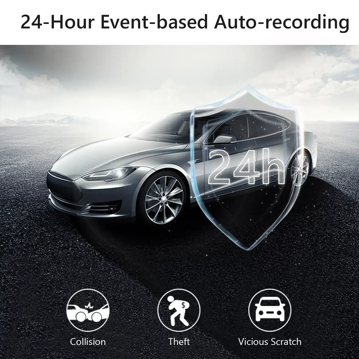 Camera Parking Lapse Imou Cam Dashcam Voice Car 4MP Monitor Time Control Front 24h DVR Dash Video Night Vision G-Sensor Recorder