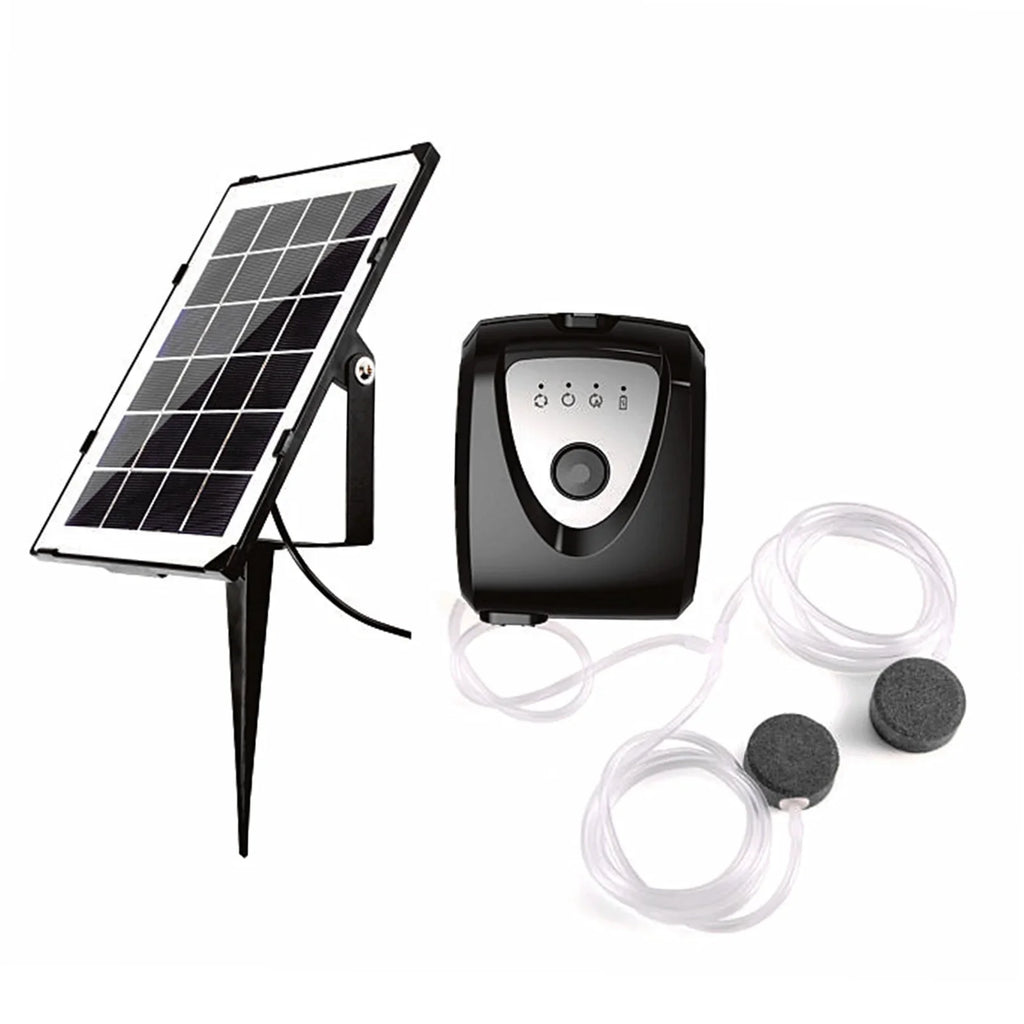 Pond With Aerator Air Solar Stone Fish Reable 3.5w 6v Dual Aerator new Pump,Pond Pipe Fish Bubble Ponds Pump Ponds Stone Pond Water Aerator Air Pump Pools Pump Zdhf Solar