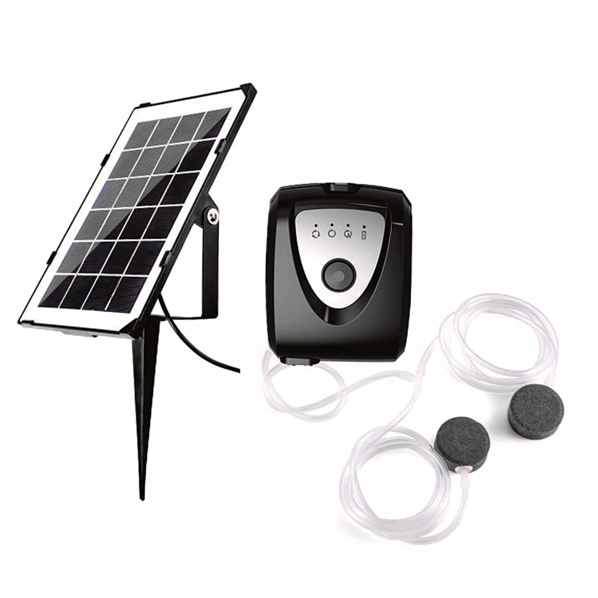 Pond With Aerator Air Solar Stone Fish Reable 3.5w 6v Dual Aerator new Pump,Pond Pipe Fish Bubble Ponds Pump Ponds Stone Pond Water Aerator Air Pump Pools Pump Zdhf Solar