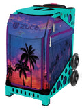with (Turquiose classic Flashing Zuca Wheels Life - Sport Island Bag 18" Frame)