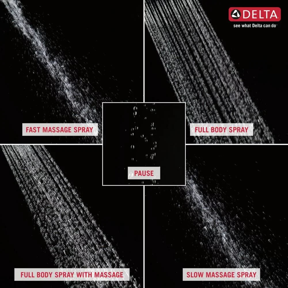 5-Mode Two-In-One Massage Delta Shower Faucet In2Ition Head