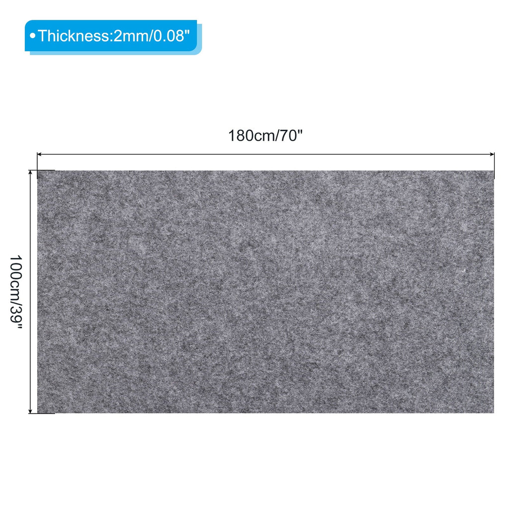 Sheet Felt Soft Inch Fiber special edition 70x39 Fabric Grey Thick Acrylic Sheets 2mm