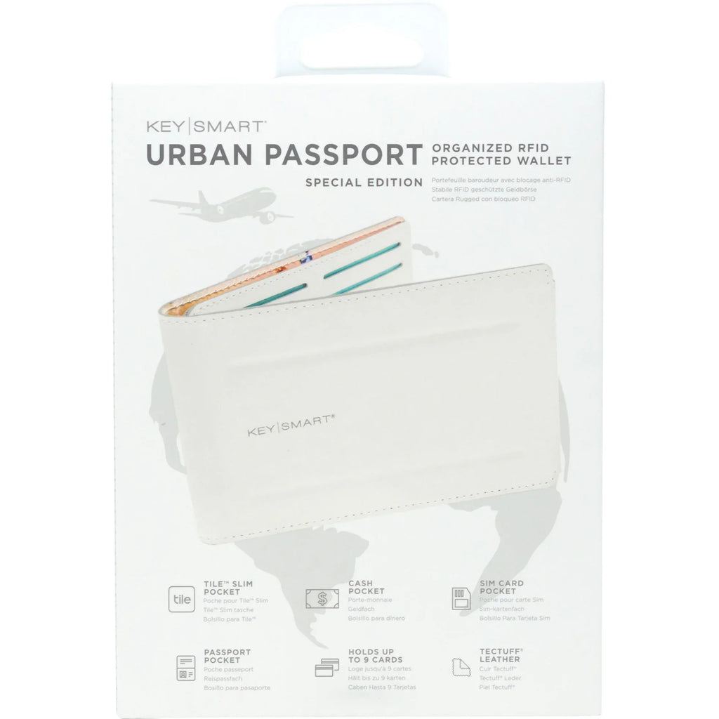 (Wallet) Union Rugged Urban Case Gray Passport, Carrying KeySmart Light KeySmart