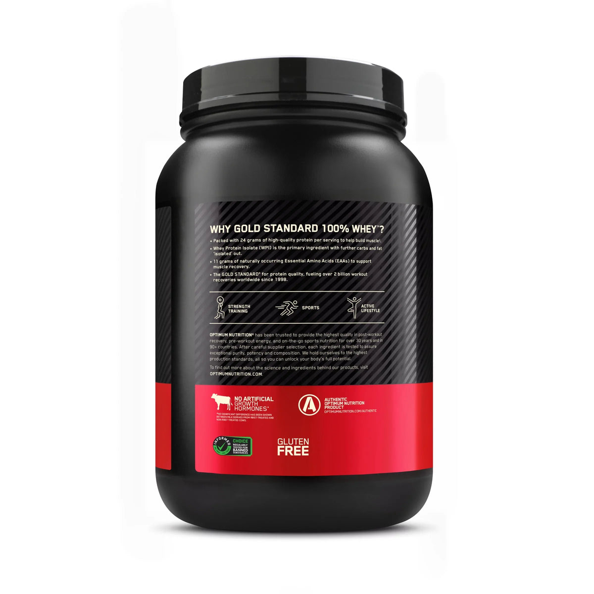 Gold Powder, Extreme Protein, 28 Servings Protein 24g Milk Chocolate, Optimum Whey 100% 2 Nutrition, lb, Standard