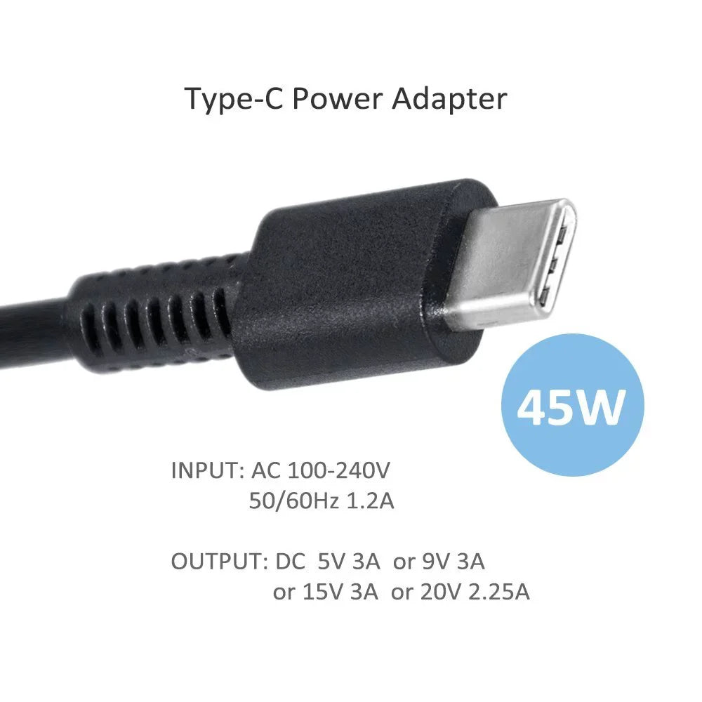 classic PC HP Laptop For Cord Supply 12-a009nr Chromebook Power Charger Notebook AC x2 Adapter Spectre