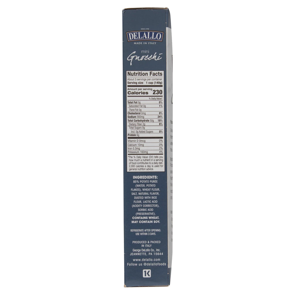 DeLallo Mini 16 Potato oz Gnocchi,